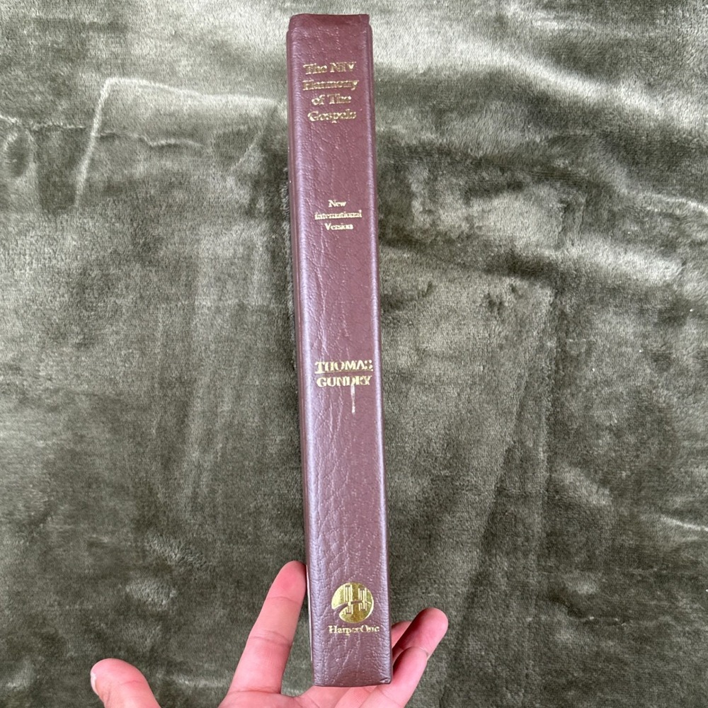 The NIV Harmony of the Gospels Robert L Thomas Stanley N Gundry Hardcover Maroon - Picture 3 of 4